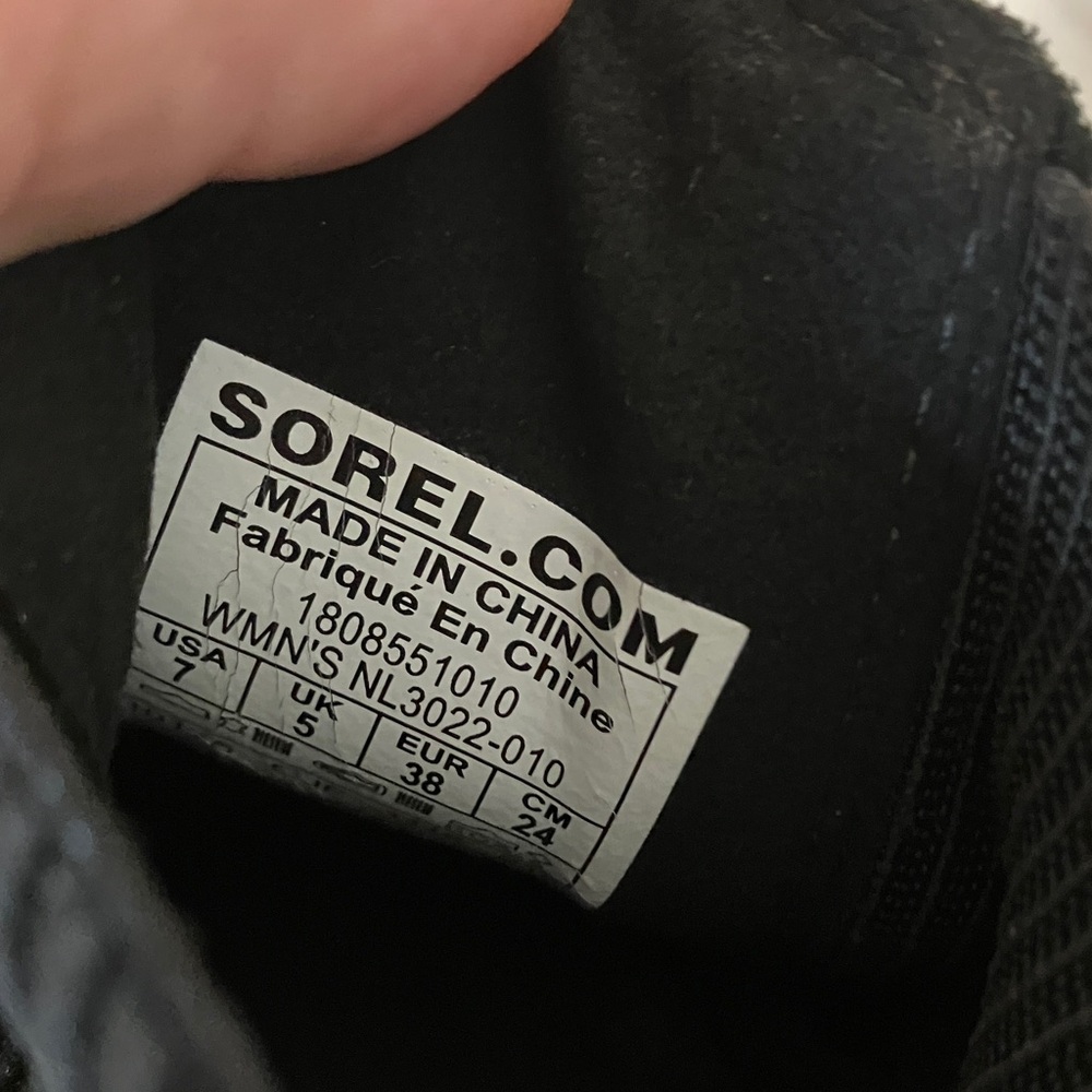 Sorel Black LeatherAnkle Boots - Picture 9 of 9